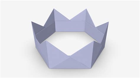 Paper crown origami - Buy Royalty Free 3D model by HQ3DMOD ...