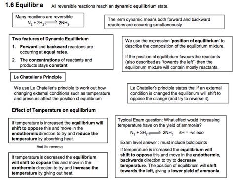 1 Dynamic equilibrium and factors affecting equilibrium