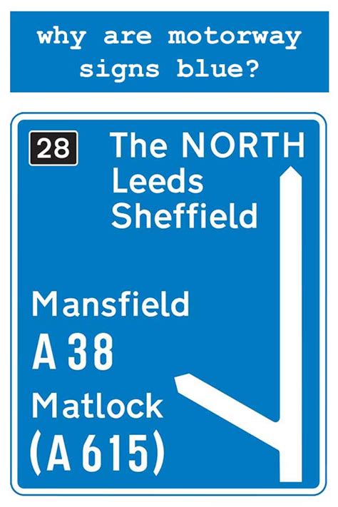 Why are motorway signs blue? An Iconic British design | Nanosphere