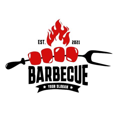 Free Vector | Detailed barbecue logo template