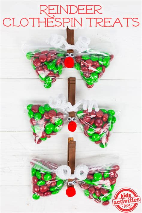 Make Reindeer Treat Bags for Christmas Party Favors | Kids Activities Blog