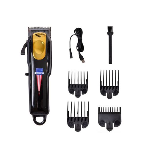 WAER hair clipper men's retro oil head gradient hair salon can use high-power hair clipper ...