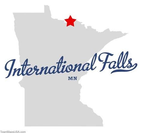 map of international falls minnesota mn | International falls minnesota, International falls ...