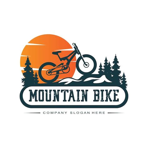 Bike logo icon vector vehículo para carreras deportivas casual downhill retro plantilla | Vector ...