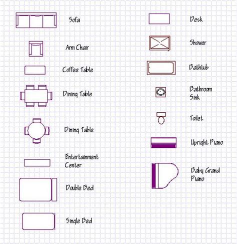 Floor Plan Symbols Chart - floorplans.click