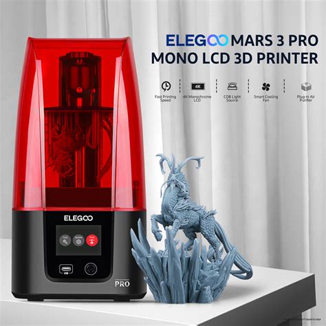 ELEGOO Mars 3 Pro Resin Printer --- SUNLU Online Store – Affordable 3D ...