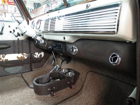 1953 Chevrolet Truck Leather Custom Interior Interiors by Shannon ...