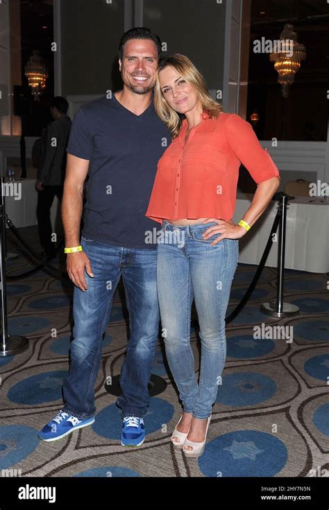 Joshua Morrow and Kelly Sullivan attending 'The Young and the Restless' Fan Club Event Stock ...