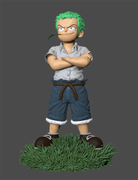 ArtStation - ONE PIECE - Kid Zoro Character 3D Printing