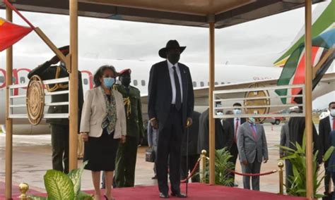 President Sahle-Work arrives in Juba to attend peace agreement between ...