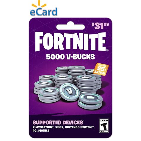 Fortnite 5000 V-Bucks [Digital] - Walmart.com