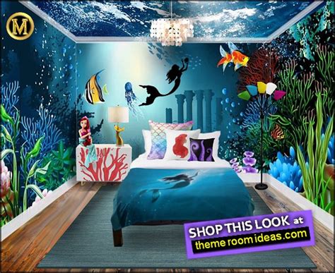 Decorating theme bedrooms - Maries Manor: underwater bedroom ideas - mermaid bedroom decor ...