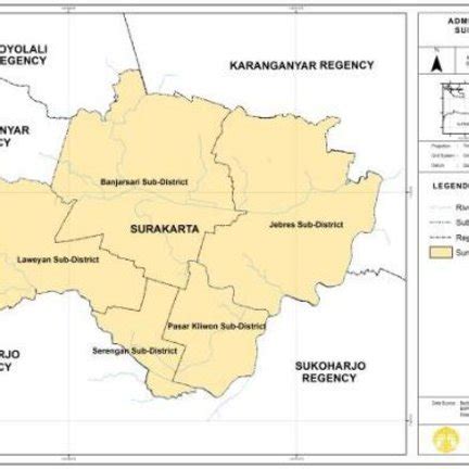 Map of Surakarta City Administration | Download Scientific Diagram