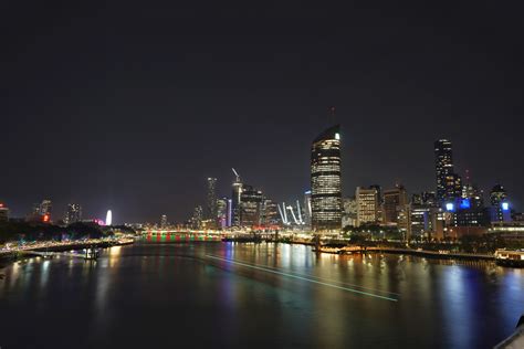 Brisbane Skyline by night Foto & Bild | australia & oceania, australia ...