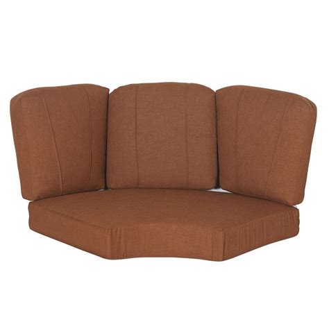 Hampton Bay Cedarvale Replacement Outdoor Sectional Cushions (Corner)-133-008-SECB-CSH - The ...