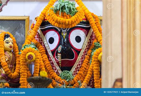 Lord Jagannath at a Temple in Puri Stock Image - Image of hinduism ...