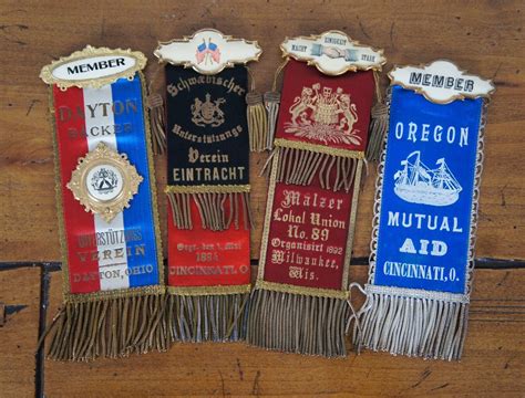 Rare Antique 19th Century Lot of 41 German Labor Trade Union Ribbons Medals Pins | eBay