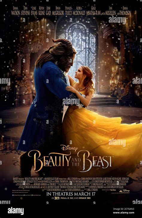 Beauty and the Beast - Movie Poster Stock Photo - Alamy