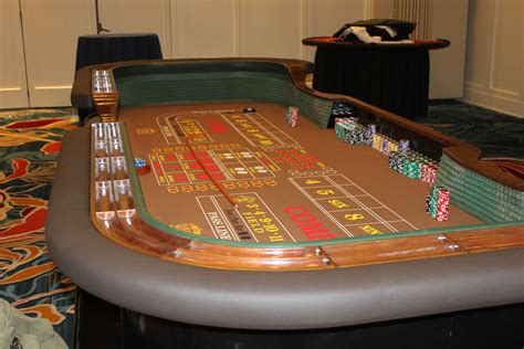 Original Golden Nugget Craps table, casino craps table games metrocasinoevents.com