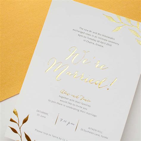 Why you should choose foil cocktail party invitations - Paperlust