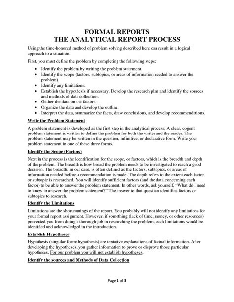 Examples Of Professional Business Reports West Roanoke In Analytical Report Template - Best ...