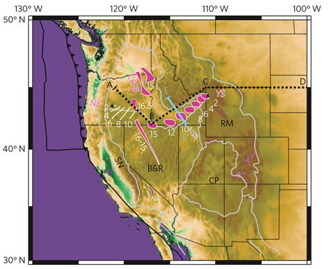 Volcanoes In North America Map – States Map Of The Us