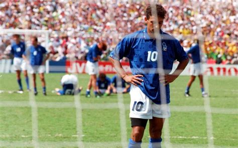 Football Classic: Roberto Baggio's penalty miss in 1994 World Cup final ...