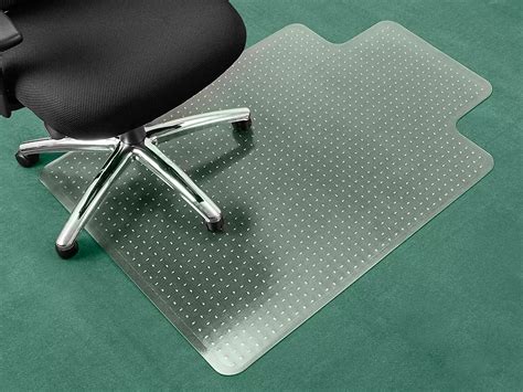 Carpet Chair Mat with Lip - 36 x 48", Clear H-1460 - Uline