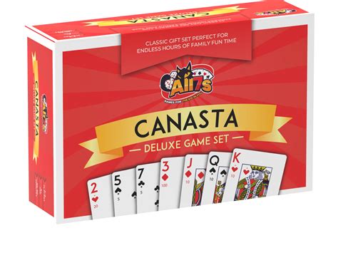 Buy All7s Canasta Cards Game Set with Canasta Cards with Point Values ...