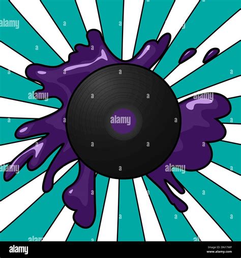 Vinyl pop background Stock Vector Image & Art - Alamy