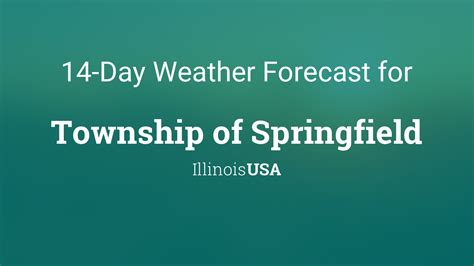 Township of Springfield, Illinois, USA 14 day weather forecast