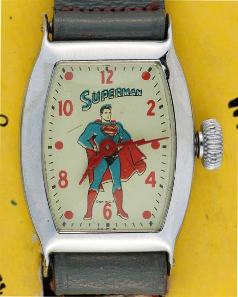 Hake's - SUPERMAN SUPERTIME WRIST WATCH BOXED.