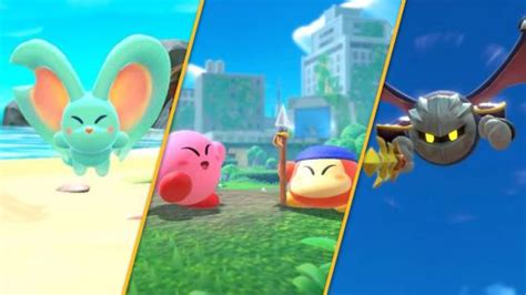 Kirby characters – old faces and new in the Forgotten Land