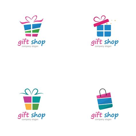 Gift Logo Template vector icon 2961349 Vector Art at Vecteezy