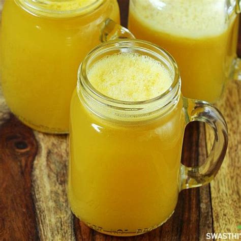 Pineapple juice recipe, How to make pineapple juice - Swasthi's Recipes