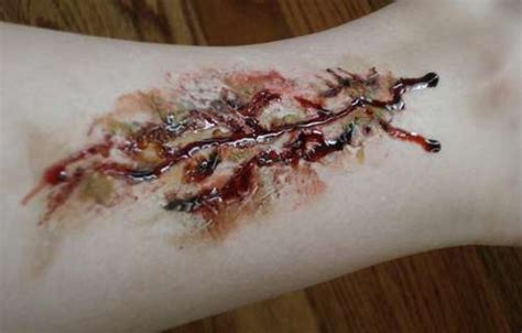 » Halloween DIY – How to Make Fake Wound!