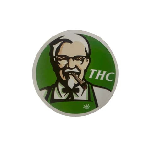 THC Green Vinyl Sticker | COOLERSbyU