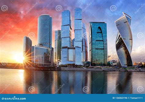 Moscow City Building City Skyscraper Architecture Royalty-Free Stock ...