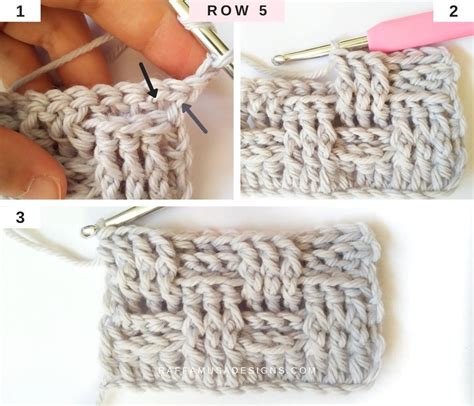 How to Crochet the Basketweave Stitch – Step-by-Step Tutorial