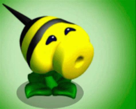 Bee Peashooter Plants Vs Zombies GIF