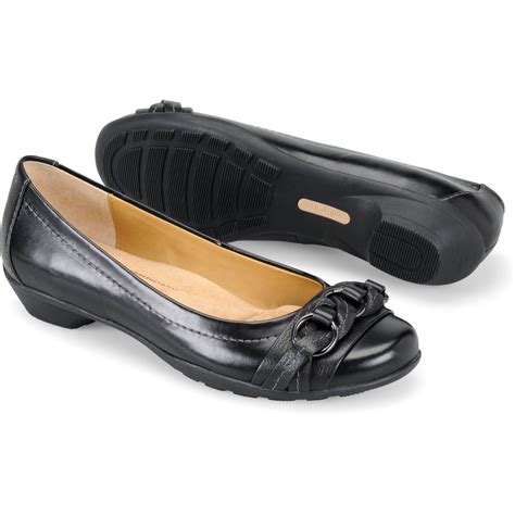 Soft Spots Women's Posie Black Leather Dress Shoes 751801 – Good's ...