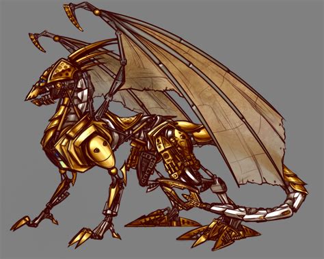 ArtStation - Mechanical Dragon