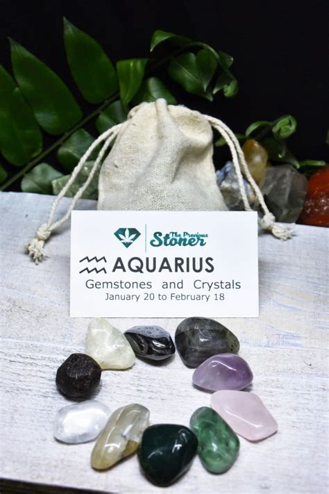 Aquarius Zodiac Crystals Gemstones Kit Aquarius Stones Set - Etsy Australia