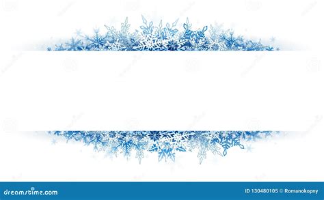 Christmas snow banner stock vector. Illustration of celebration - 130480105