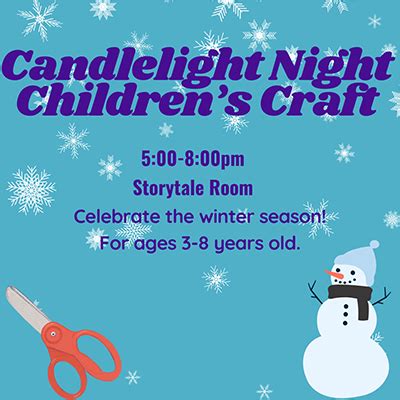 Children's Craft and Live Holiday Music at the Library on Candlelight Night, Dec. 6, 2022 | Town ...