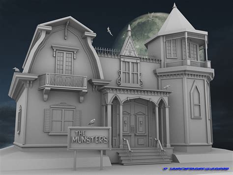 Vault of 3d sculpts: Munster Mansion