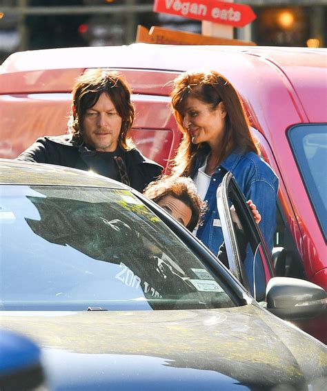 HELENA CHRISTENSEN and Norman Reedus Out in New York 10/28/2021 ...