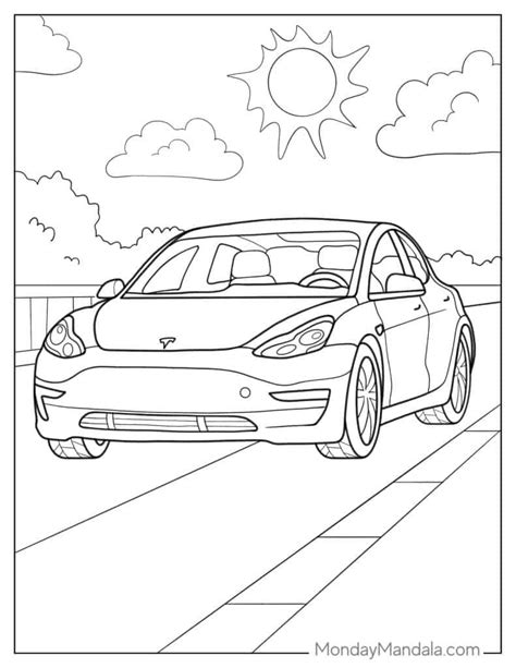 Tesla Coloring Page (Free PDF Printables) - Coloring Home