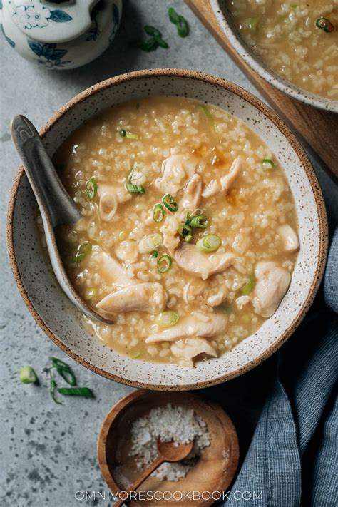 Chicken Congee (Instant Pot Version Included) 鸡粥