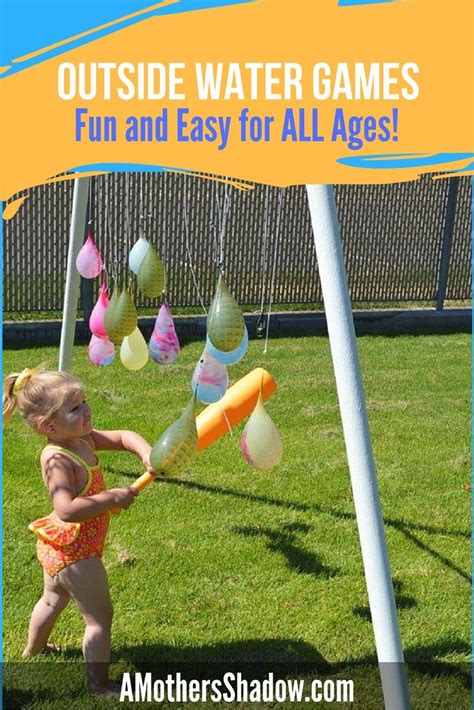 EASY Water Games for EVERYONE! | Water games for kids, Water games ...